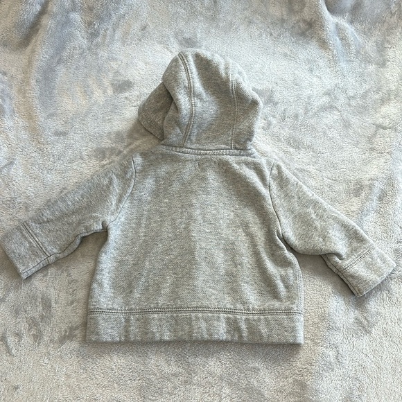 GAP - Full zip Sherpa line hoodie jacket. Size  3-6 months - Picture 3 of 5